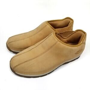 Lugz Men's Tan Leather Slip Ons Loafers Size 12